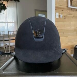 Samshield Premium 6 7/8 - Dark Grey/Alcantara/Black Chrome